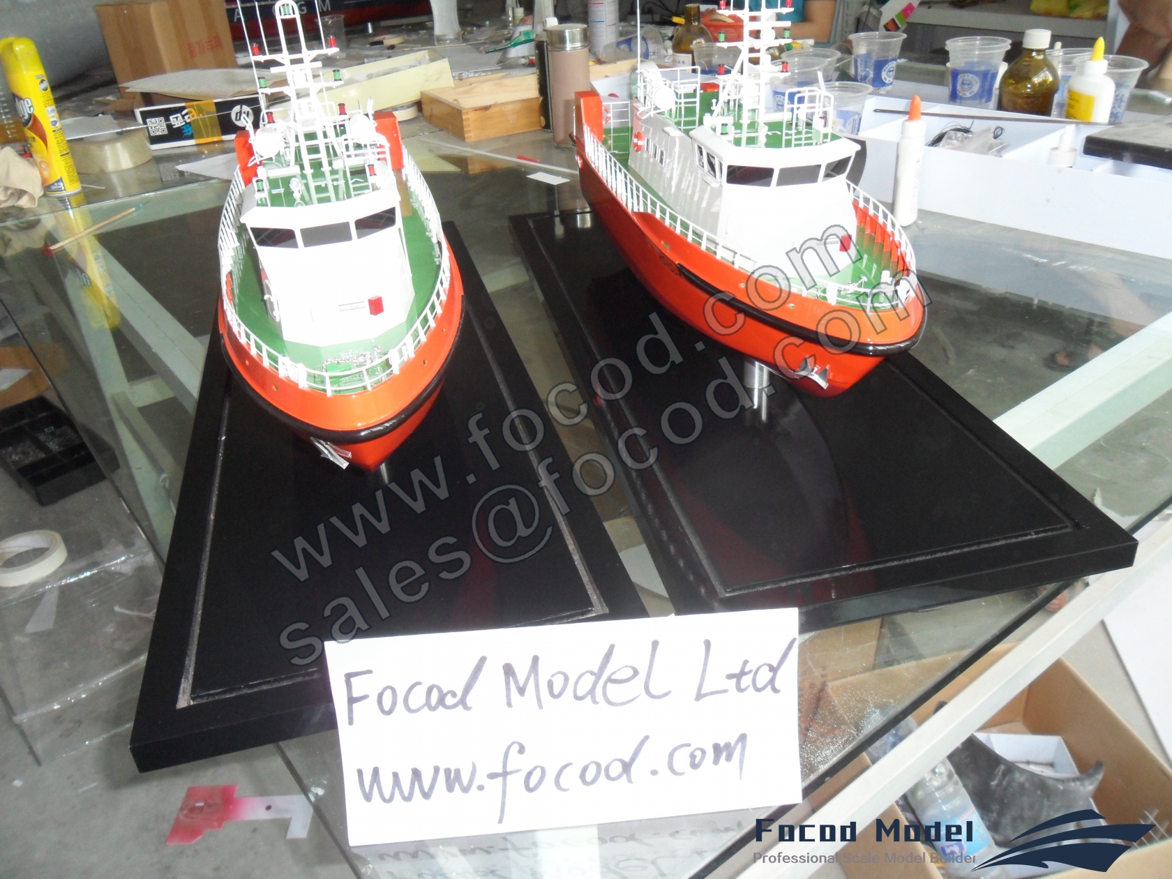 customized model of 24m Crew Boat